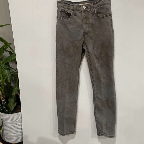 Levi's Levi Strauss & Co Womens High Rise Wedgie Straight Jeans Size 25 - Picture 1 of 9